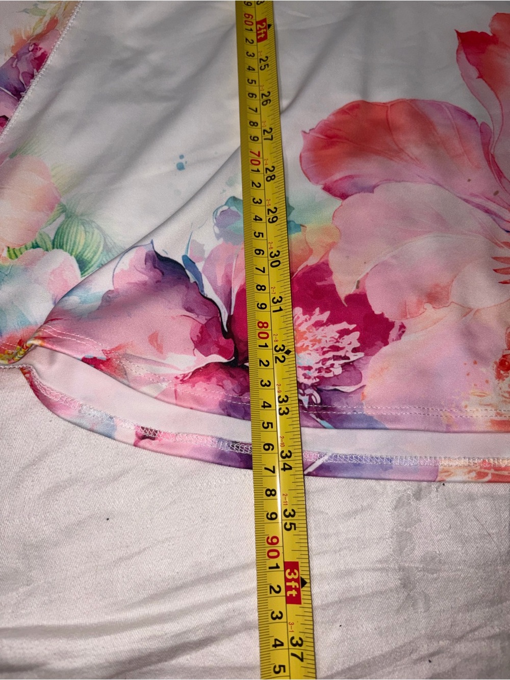 Like new Lucky In Love watercolor floral tennis dress Sz large - Picture 7 of 16